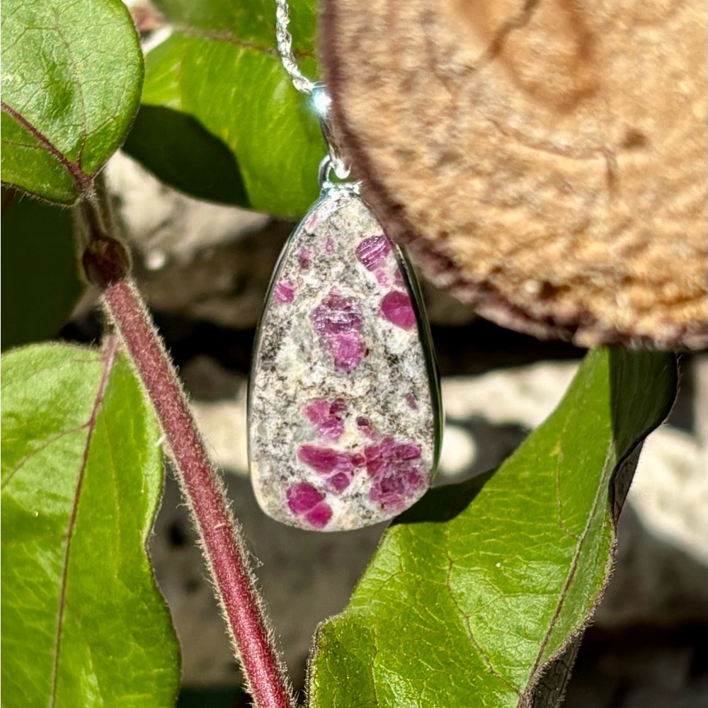 Ruby in Quartz Necklace